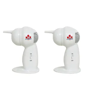 2 Pieces Ear Cleaners Wax Removers Cordless Vacuum Painless Suction Made in Korea Children Senior non-toxic silicone tube infect