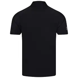 Adicross Mock Neck Polo Black - AW23