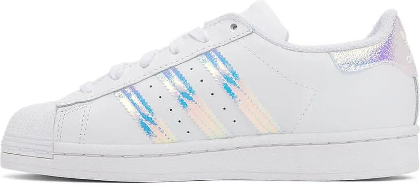 Adidas Kids White Superstar Big Kids Sneakers