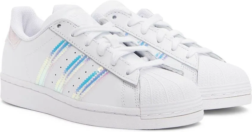 Adidas Kids White Superstar Big Kids Sneakers