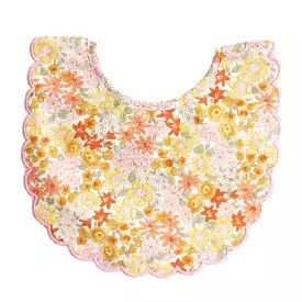 Alimrose Scallop Edge Bib - Sweet Marigold