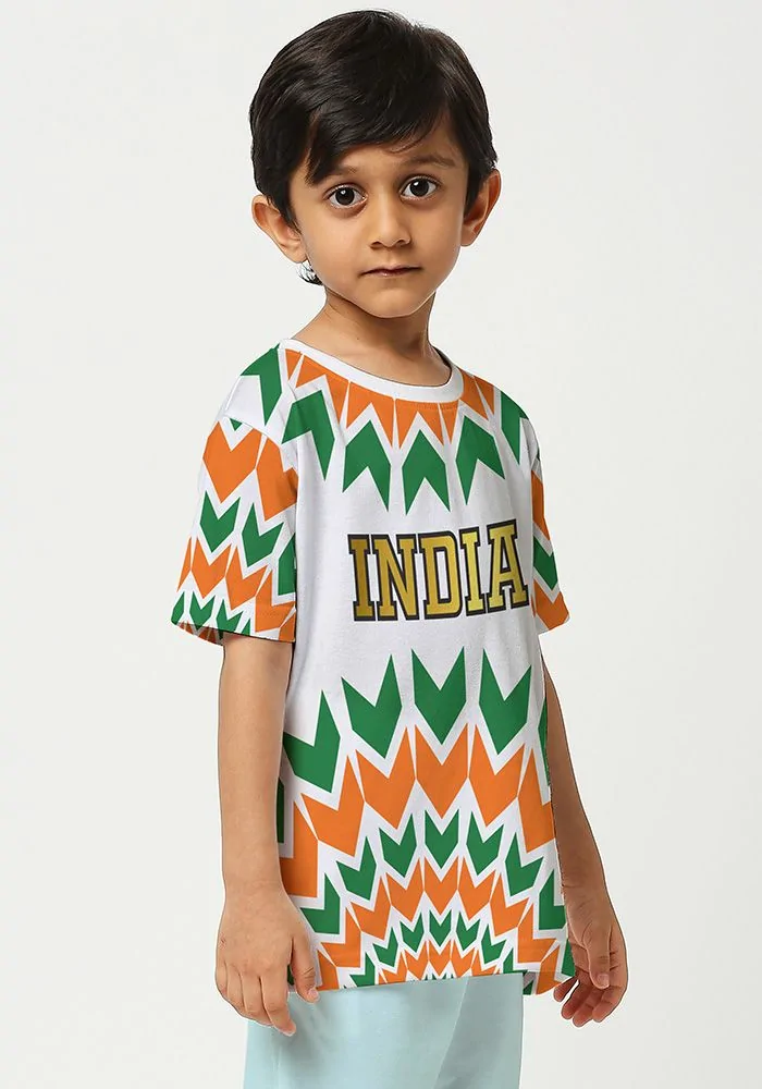 All Over Printed India Kids T-Shirt