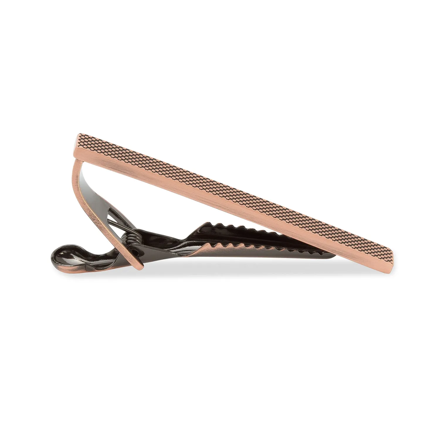 Antique Copper Stippled Tie Bar