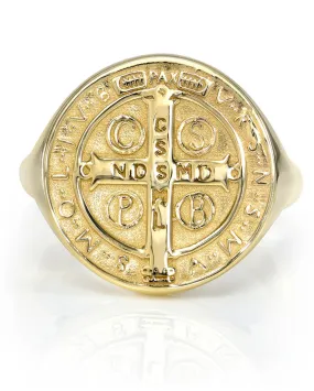 Baby St. Benedict Signet Ring