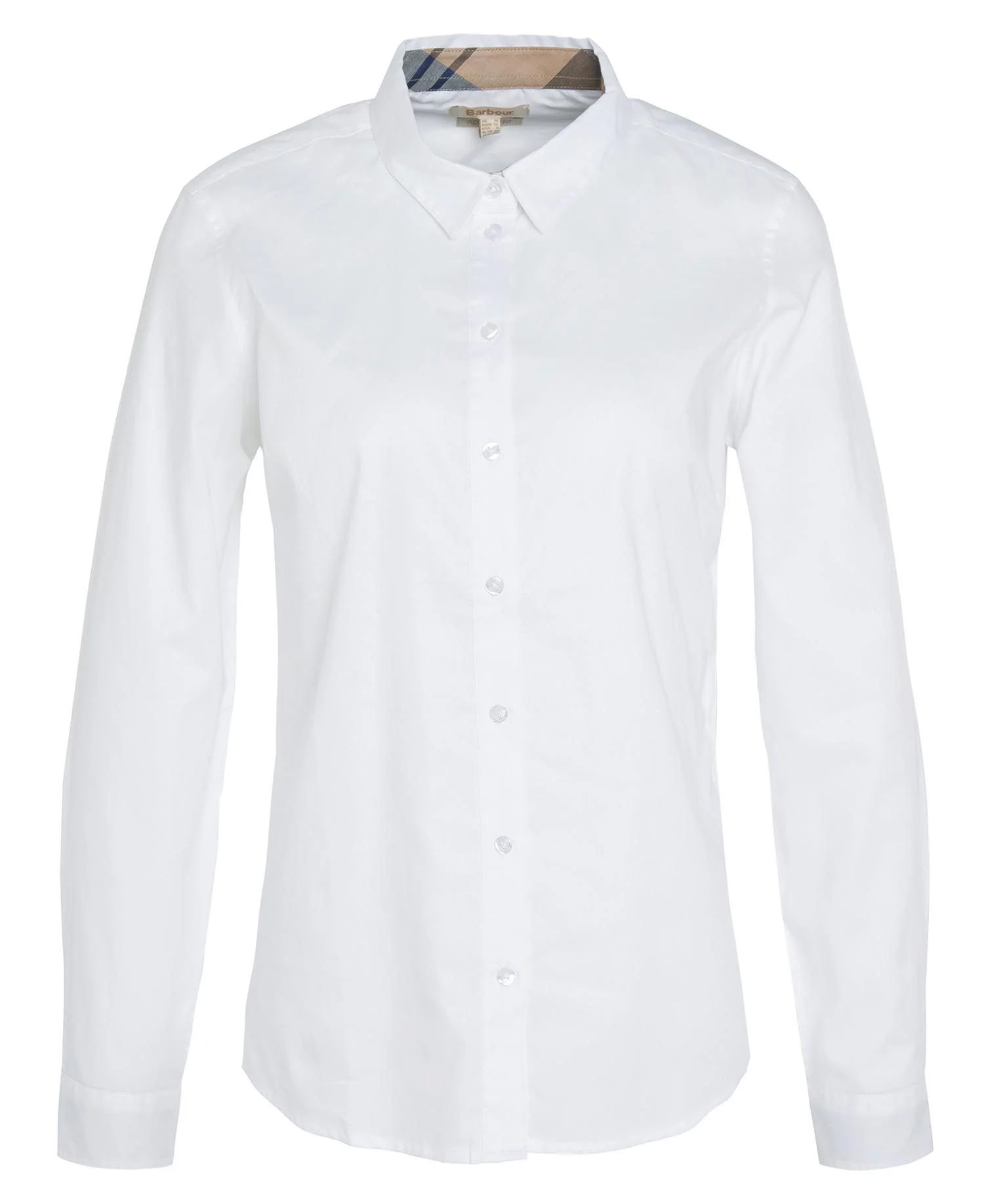 Barbour Women's Derwent Shirt - White - Gillanders.ie Town & Country Clothing