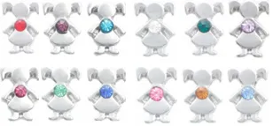 BCG - Children Birthstone Charms for Floating Locket, Girl