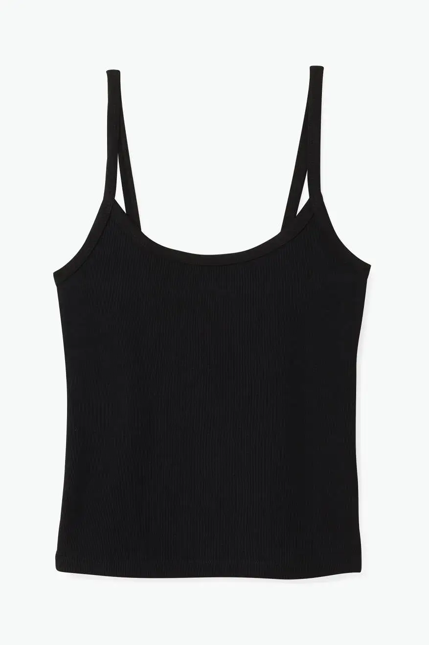 Betty Spaghetti Tank - Black