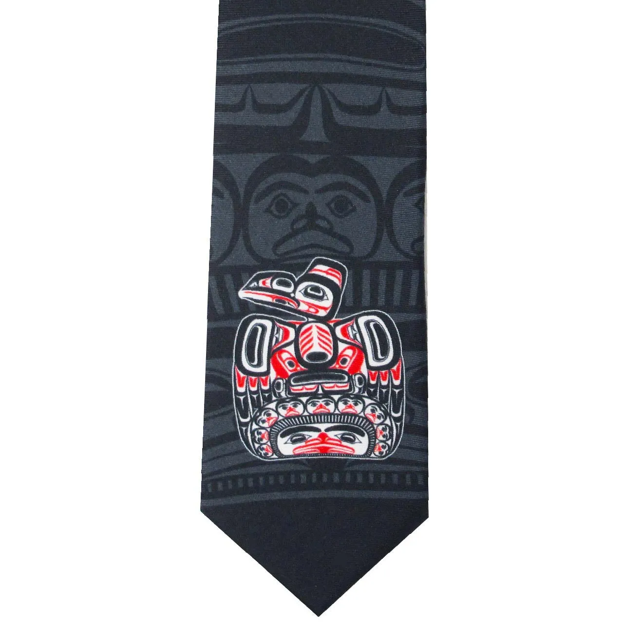 Bill Reid Children of the Raven Artist Silk Tie