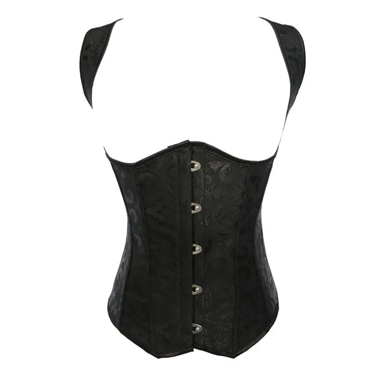 Black Gothic Corset for Women / Alternative Womens Clothing