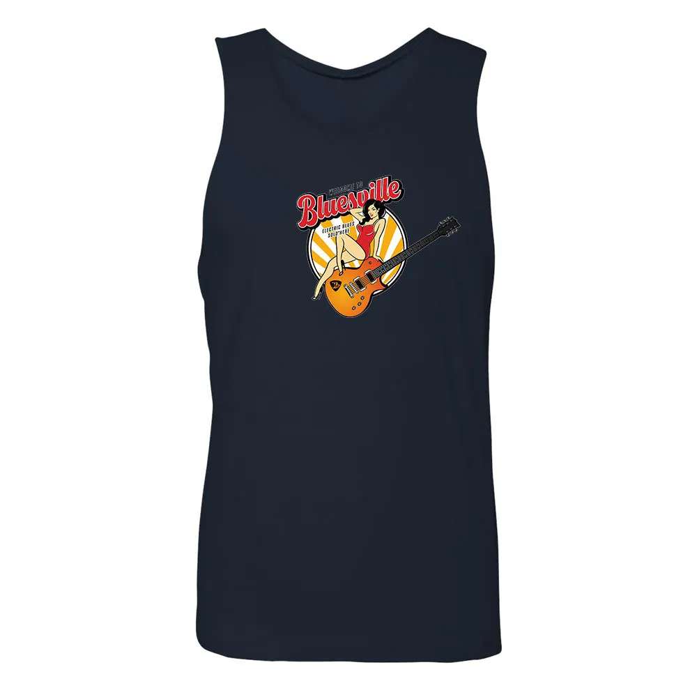 Bluesville Pin Up Girl Tank  (Men)