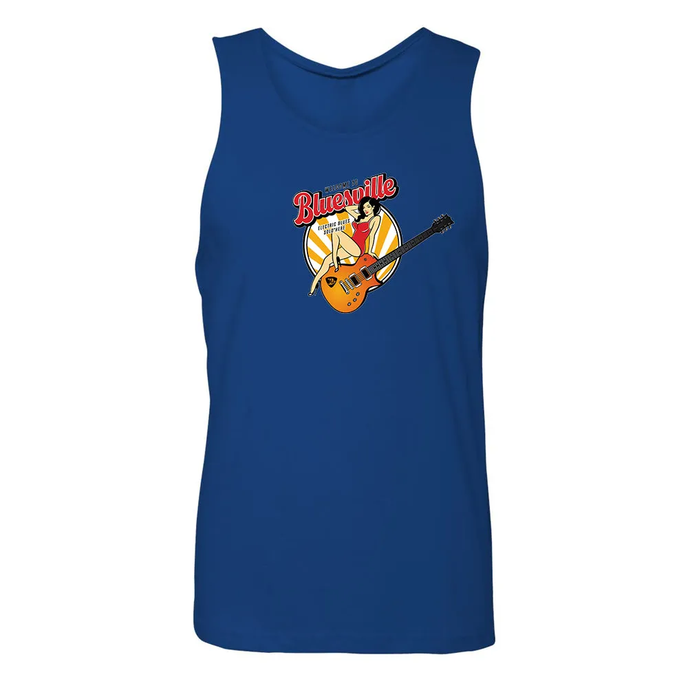 Bluesville Pin Up Girl Tank  (Men)