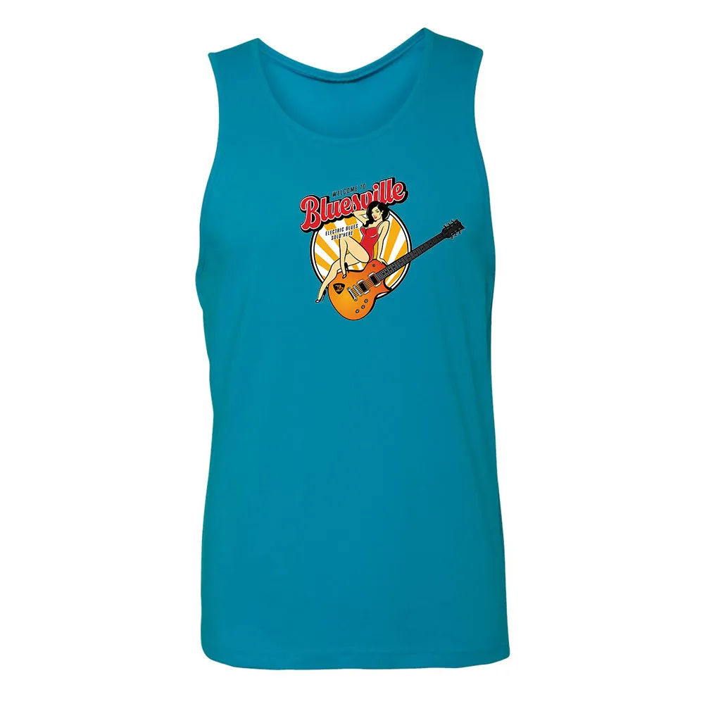 Bluesville Pin Up Girl Tank  (Men)