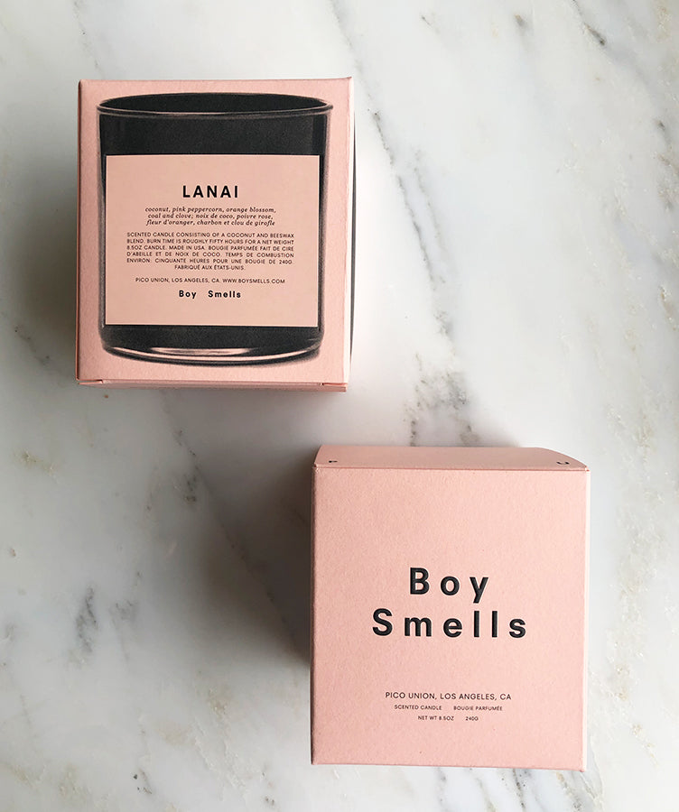 Boy Smells Candle Lanai