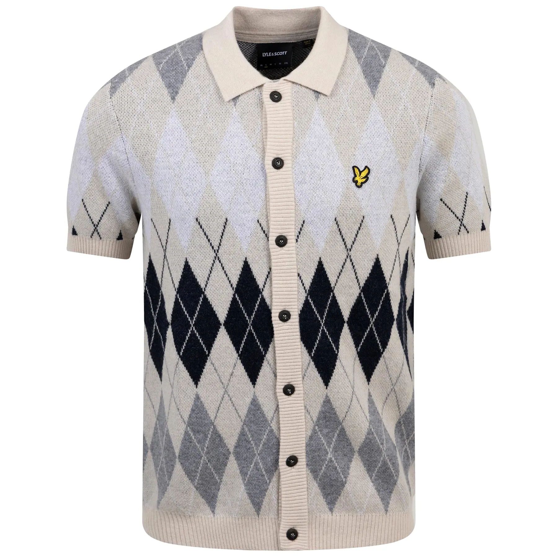 British Argyle Knitted Polo Cove - AW23