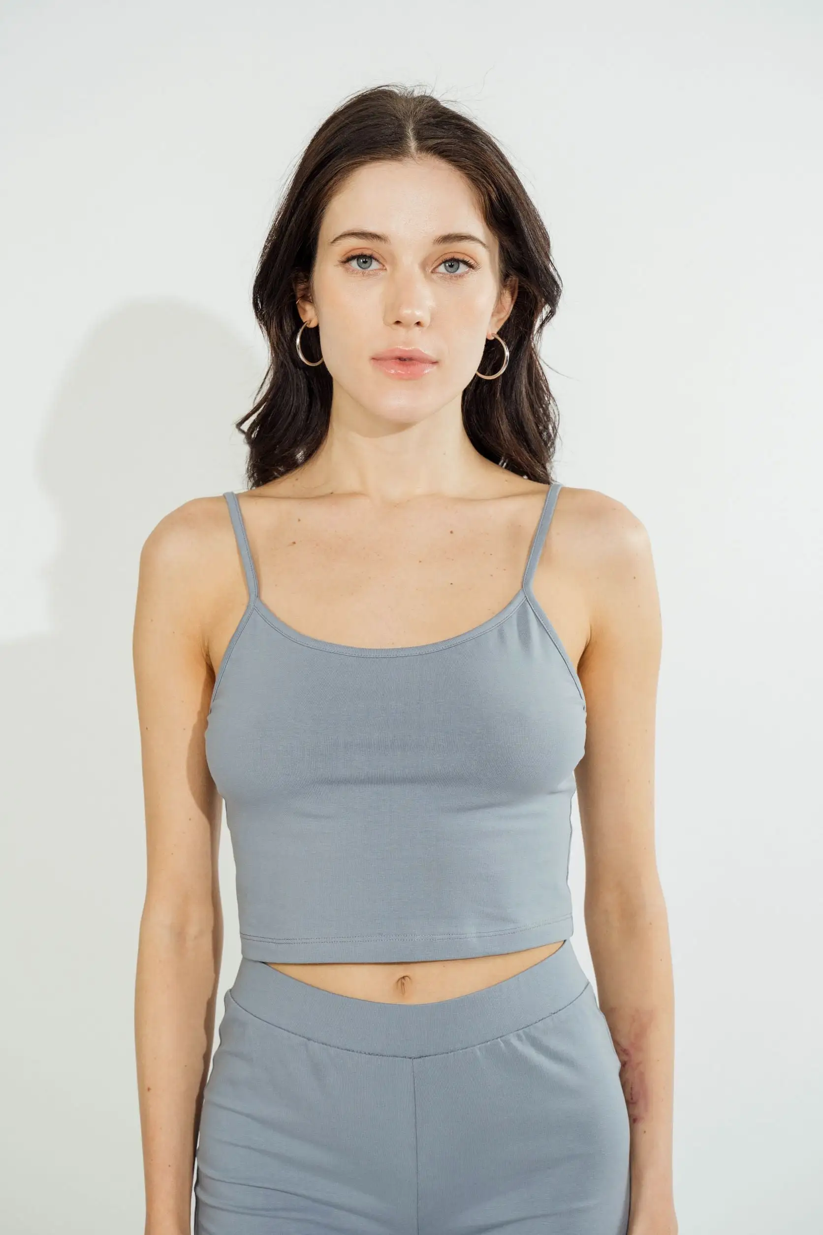 Cami Tank Steel Blue