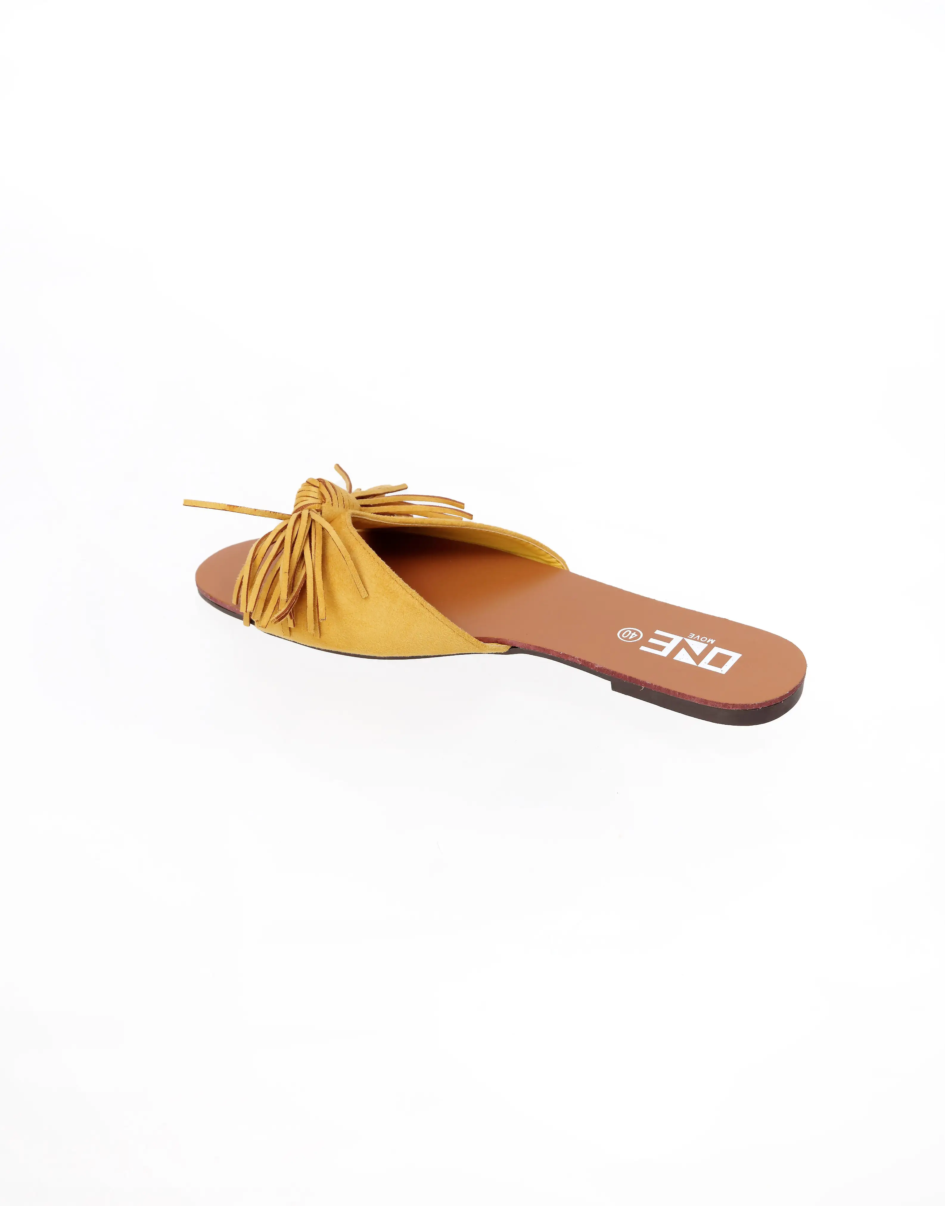 Casual Flat Slippers Camel