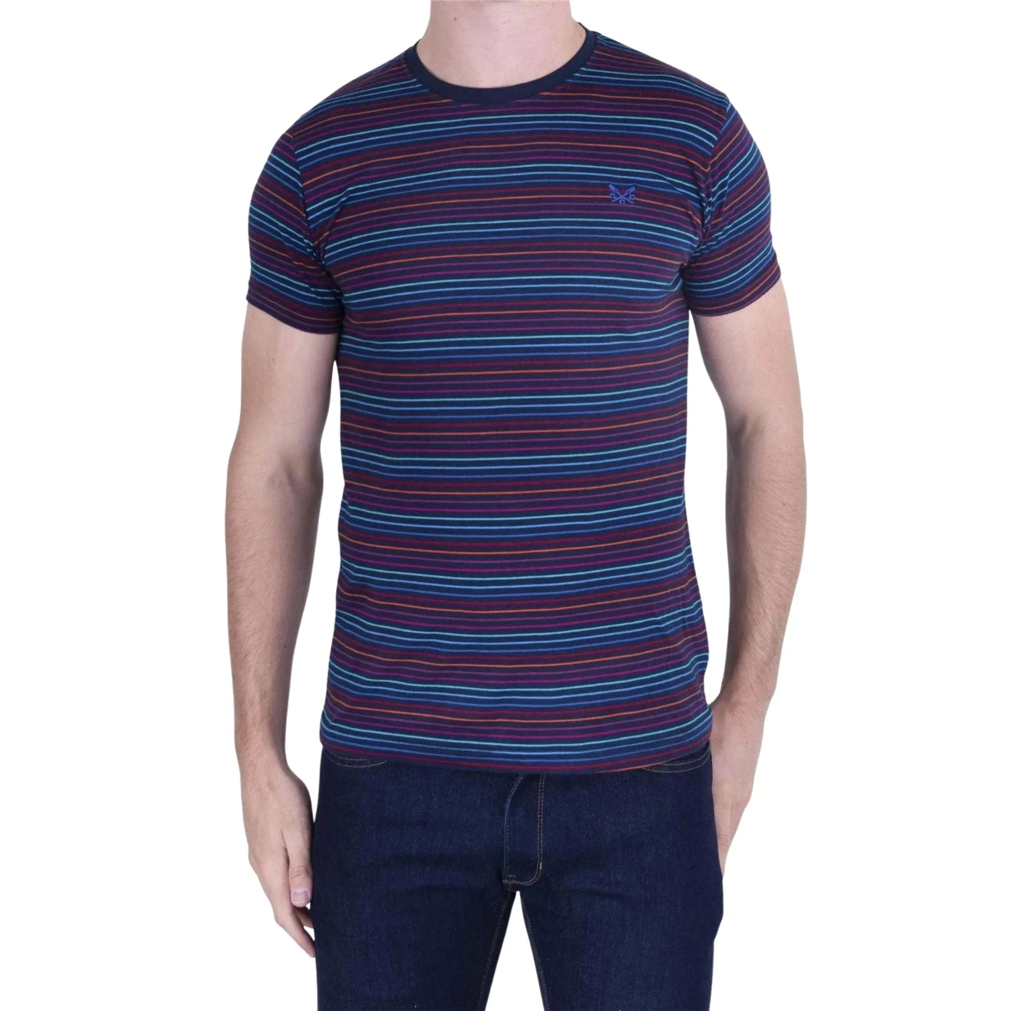 Crew Clothing Men Striped Brights Tops