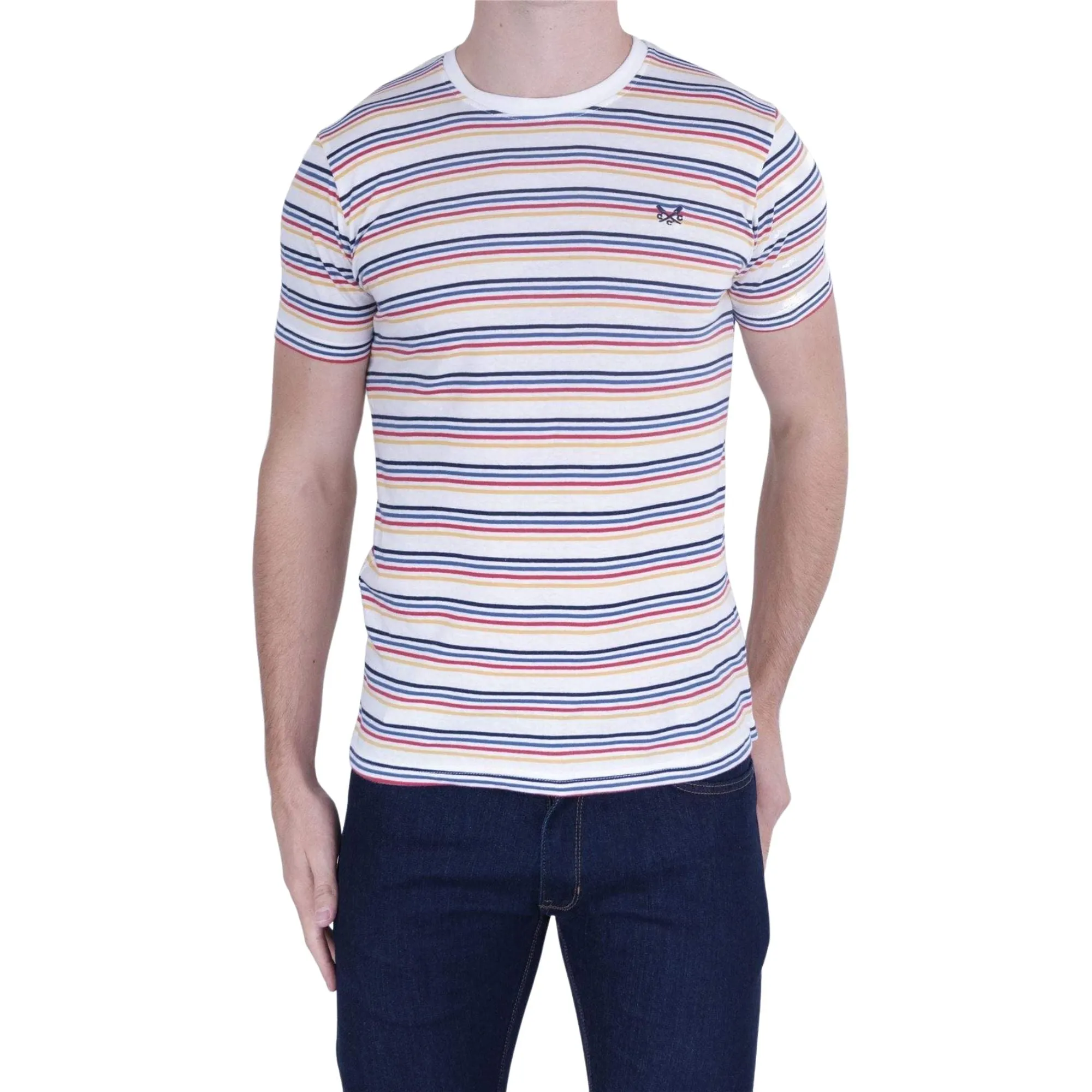 Crew Clothing Men Striped Brights Tops