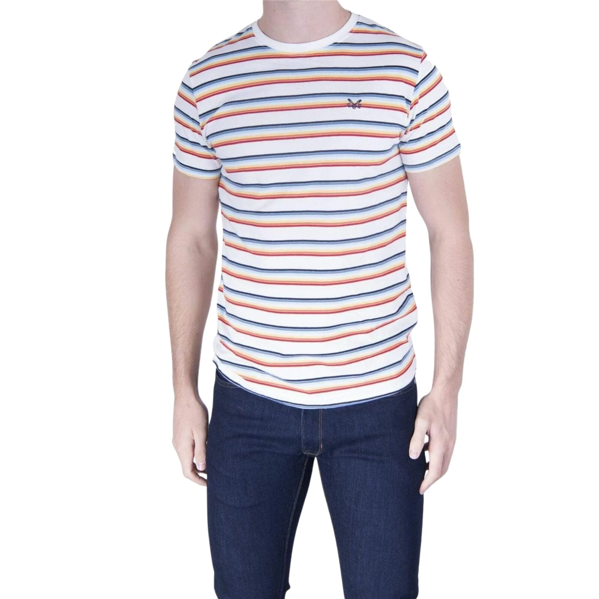 Crew Clothing Men Striped Brights Tops