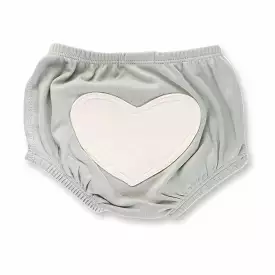 Dove Grey Heart Bloomers