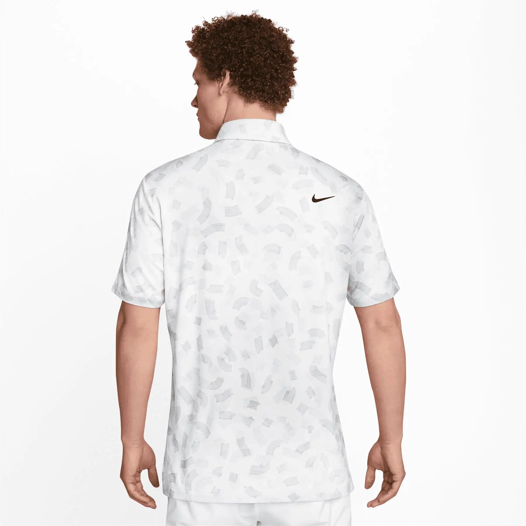 Dri-FIT Tour Micro Print Polo White - SU24