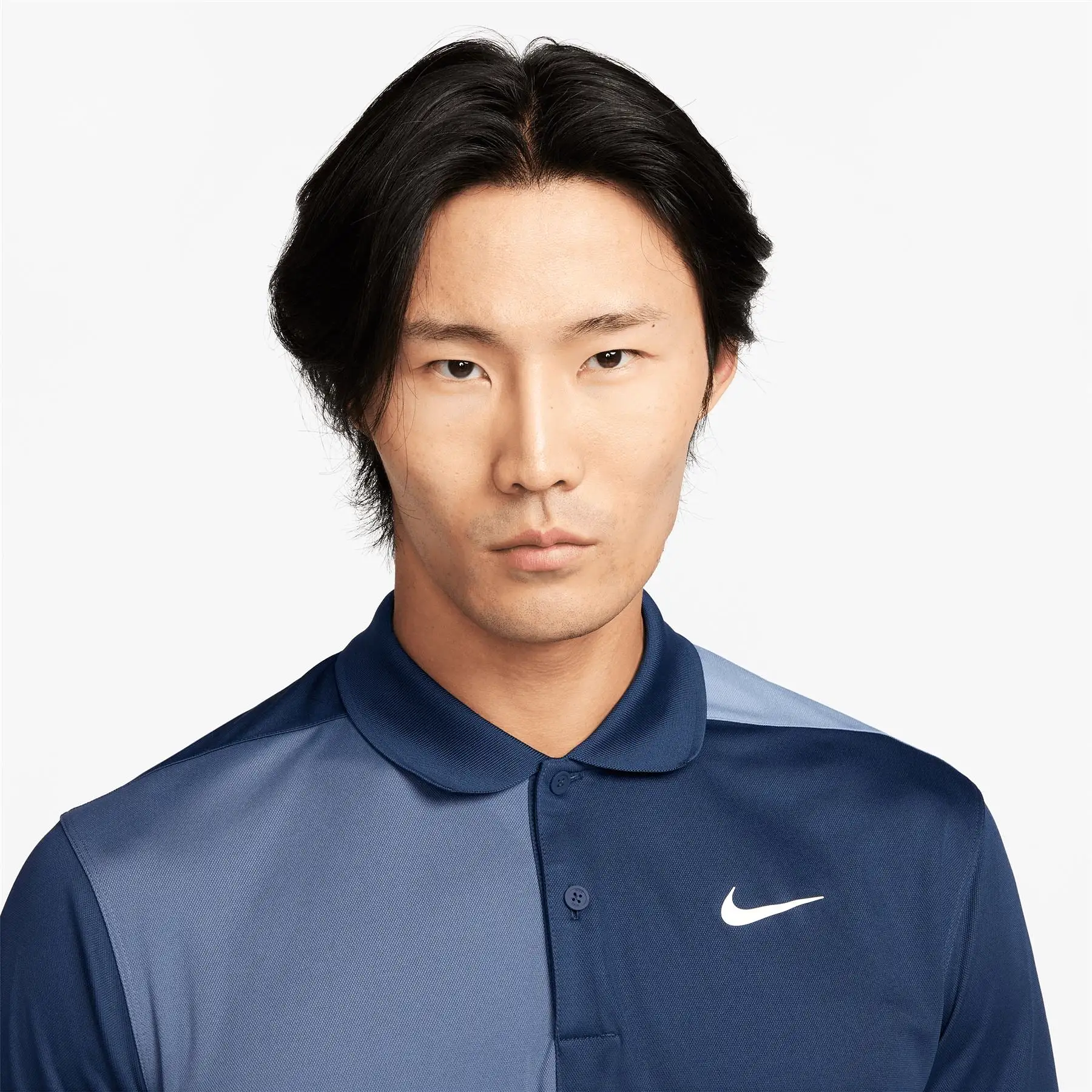 Dri-FIT Victory+ Colour Blocked Polo Navy/Slate - SS24