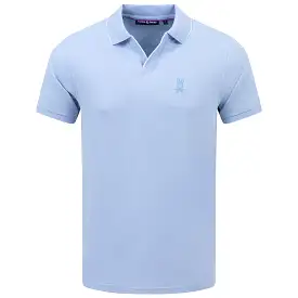 East Hills Johnny Collar Jacquard Polo Serenity - SS24