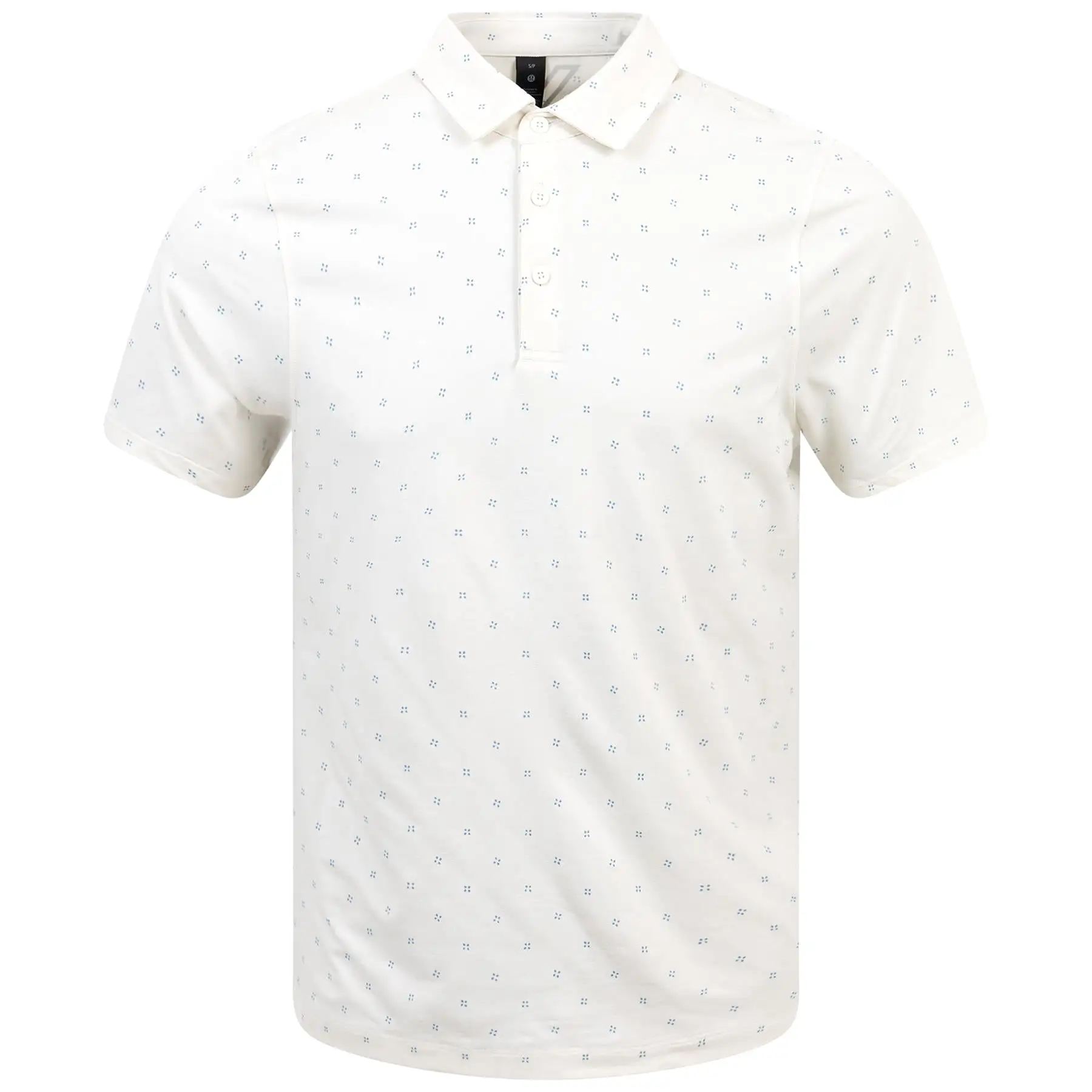 Evolution Stretch Print Polo Quad Dash/Antique White - SS24