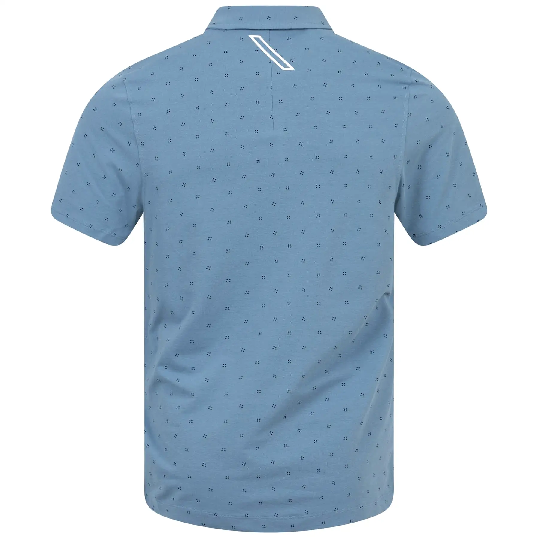 Evolution Stretch Print Polo Quad Dash/Utility Blue - SS24