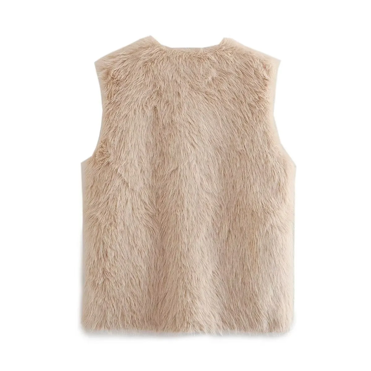 Fall Women Clothing Artificial Fur Warm Vest