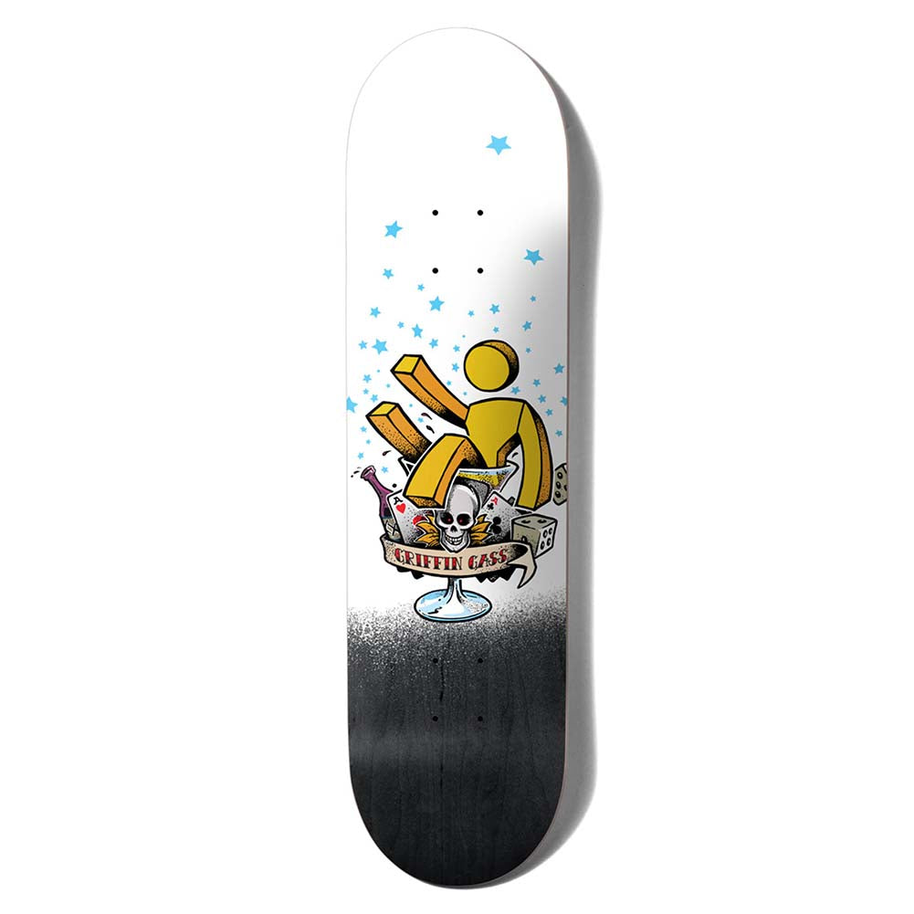 Girl Gass Mans Ruins Skateboard Deck 8.25