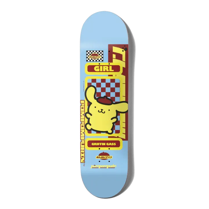 Girl Skateboards Hello Kitty Sanrio Tokyo Speed Griffin Gass Skateboard Deck 8.5