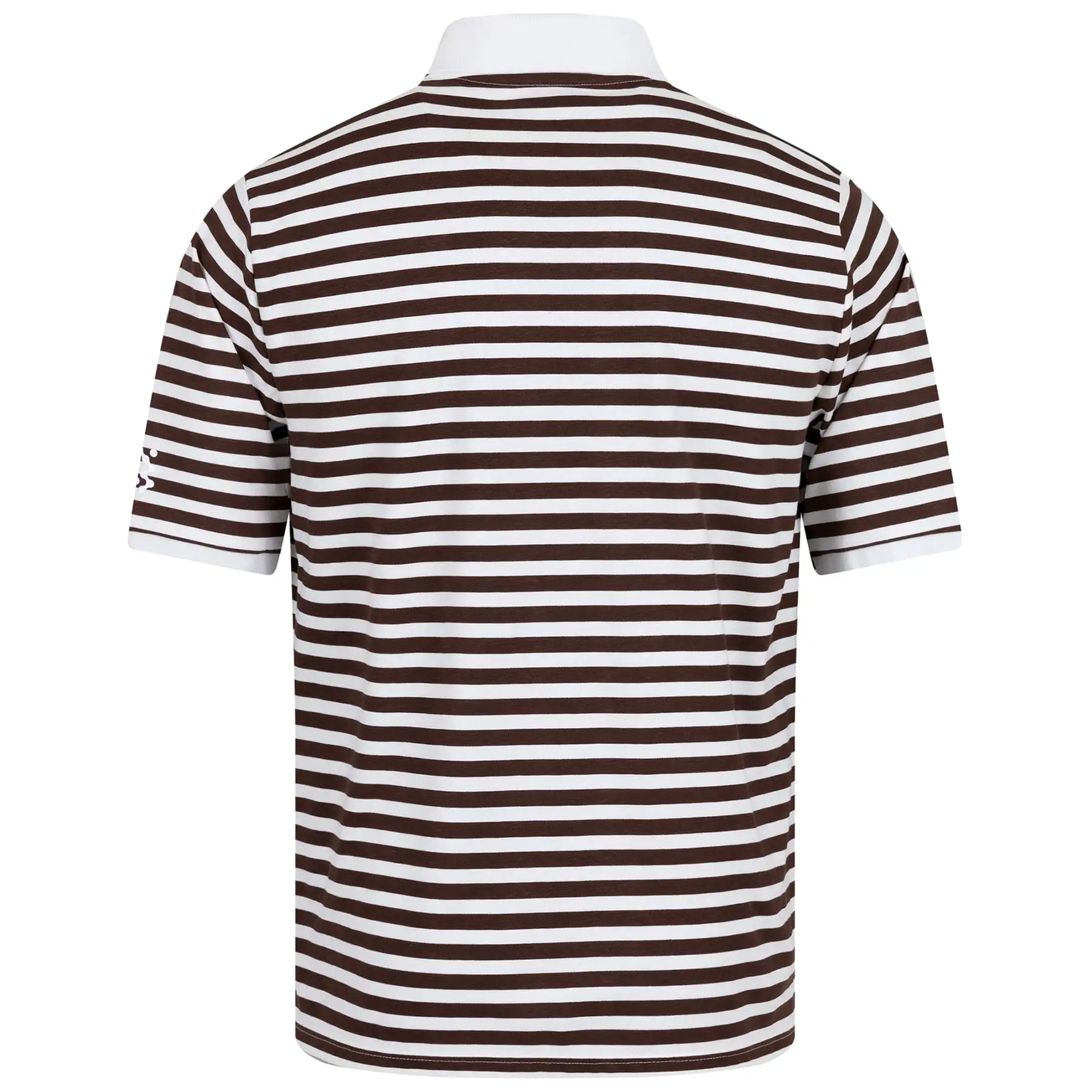 G.O.A.T. Pique Polo Brown Striped - SS23