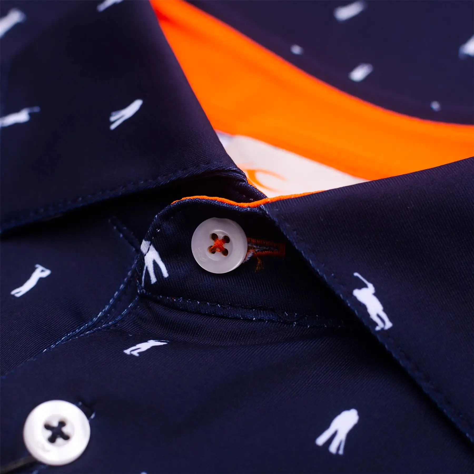 Golfer Polo Atlanta Blue/White - AW23