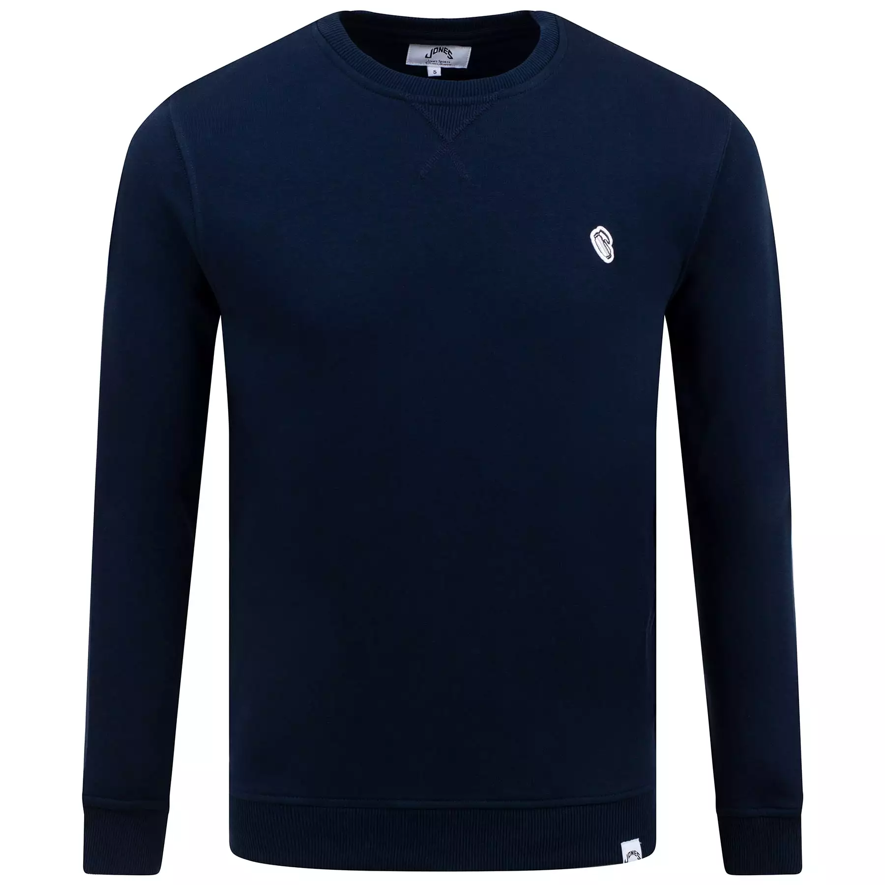 Grey Golf Bag Badge Sweatshirt Navy - AW23