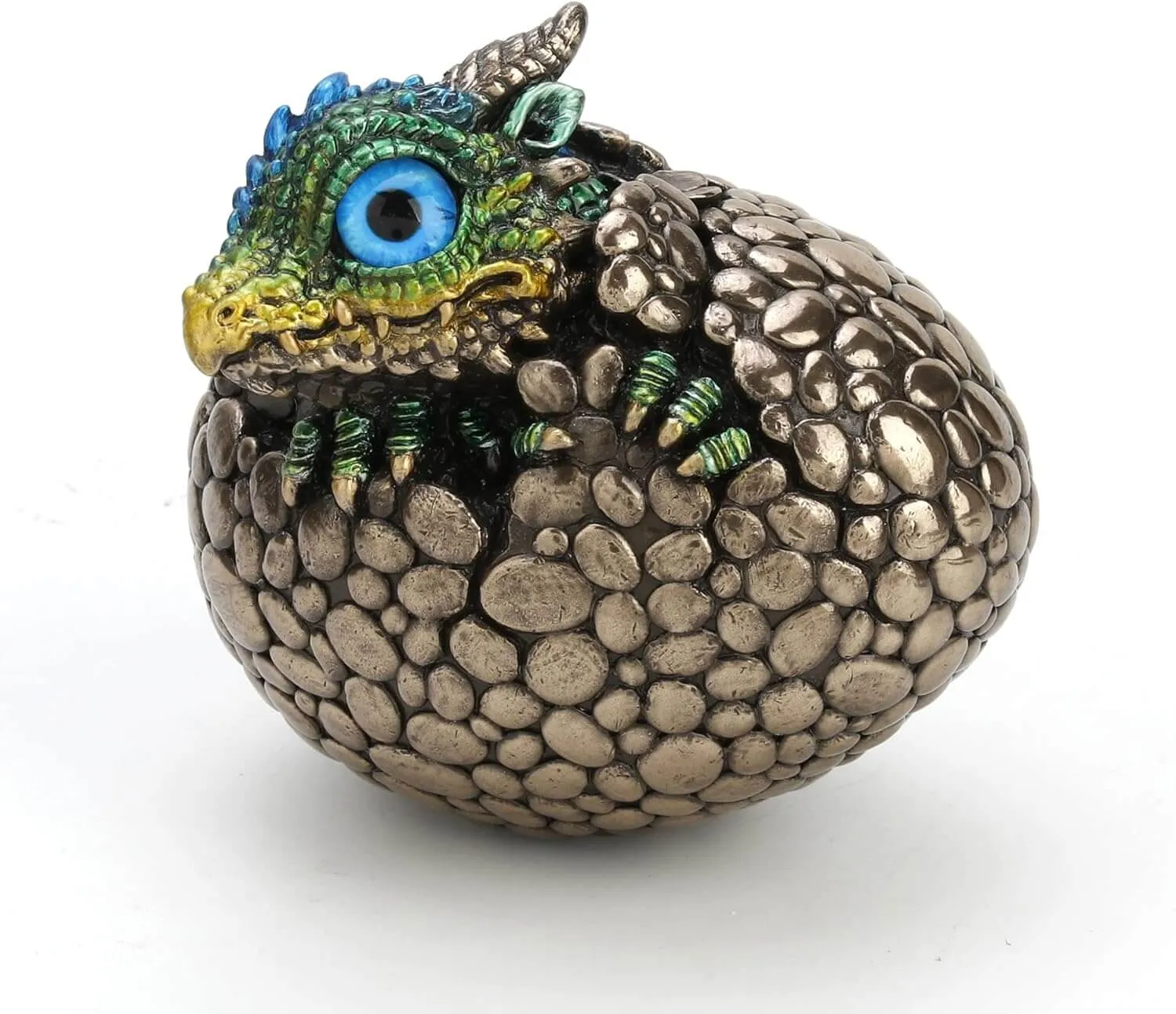 Horned Baby Dragon Hatchling Figurine