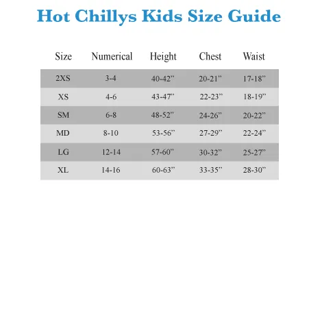 Hot Chillys Kids Micro-Elite Chamois Printed Crew Neck (Little Kids/Big Kids)