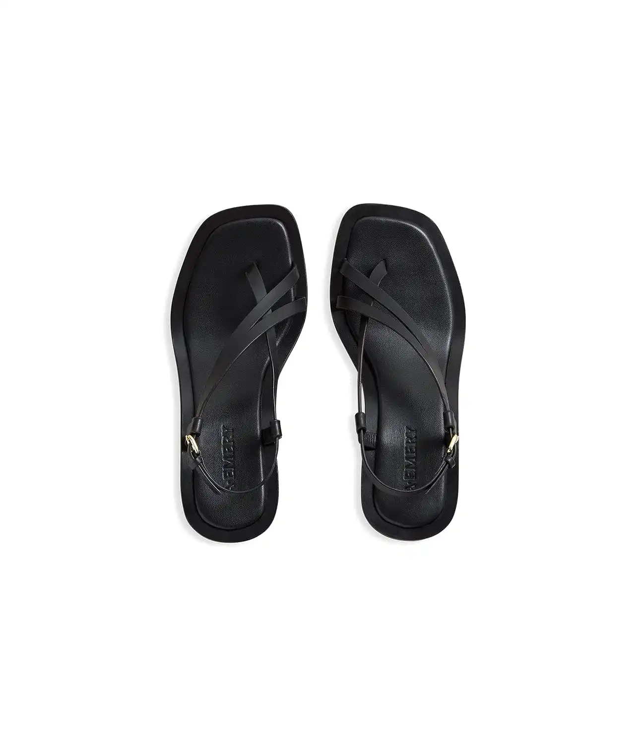 IRA HEELED SANDAL- BLACK