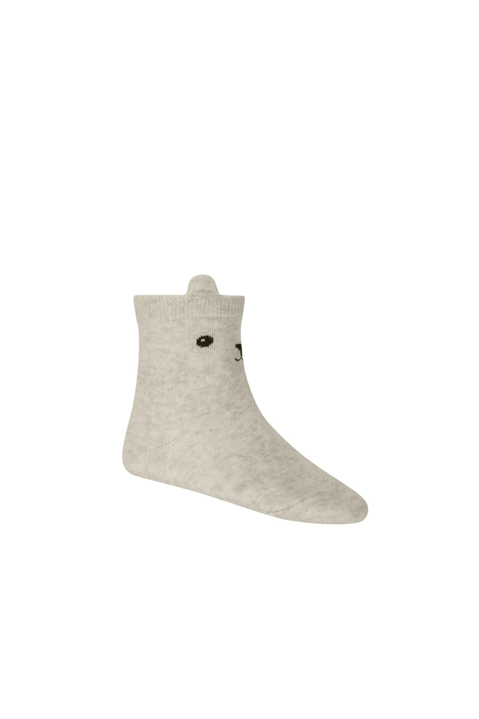 JAMIE KAY George Bear Ankle Sock - Oatmeal Marle