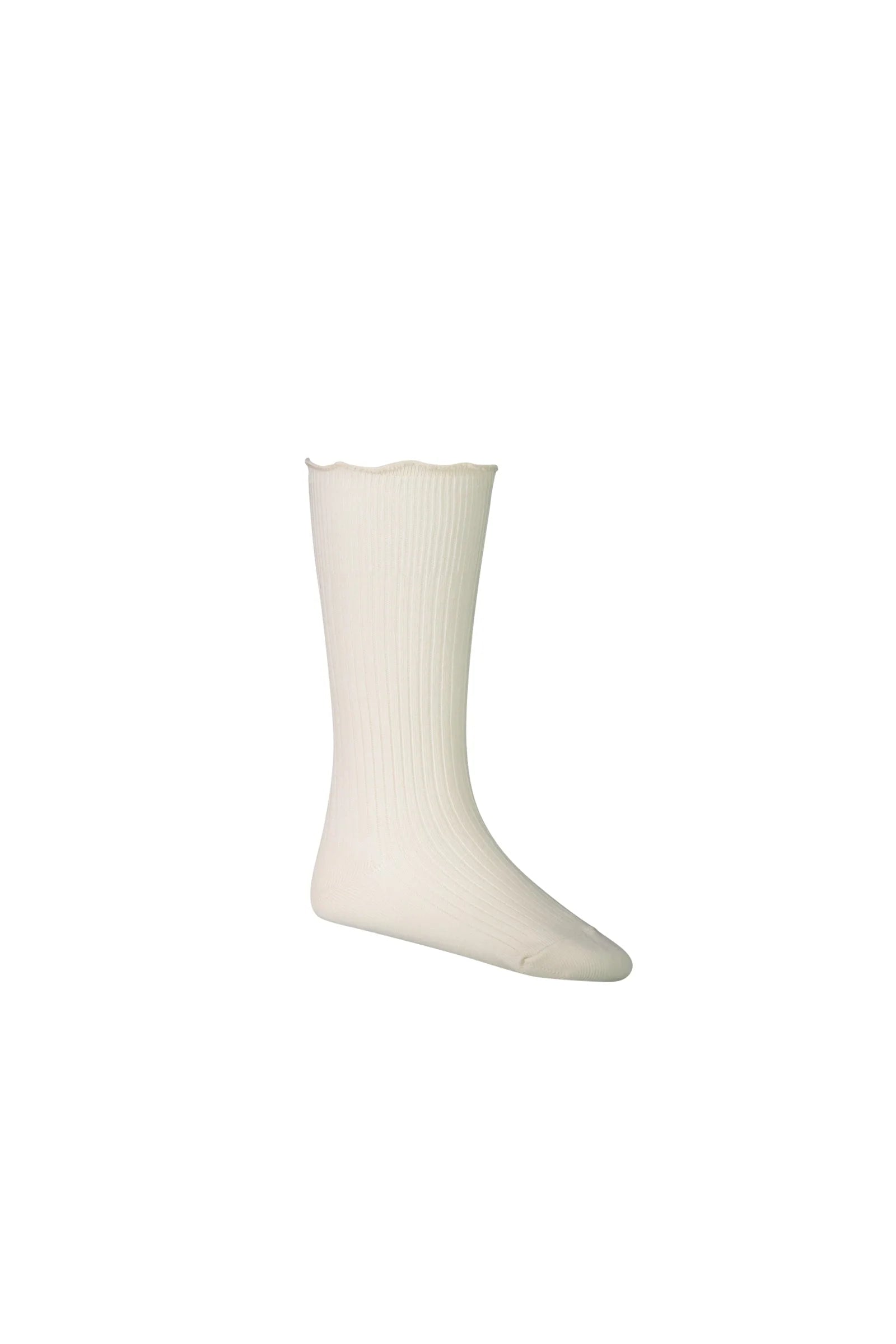 JAMIE KAY Natalie Frill Knee High Sock - Rosewater