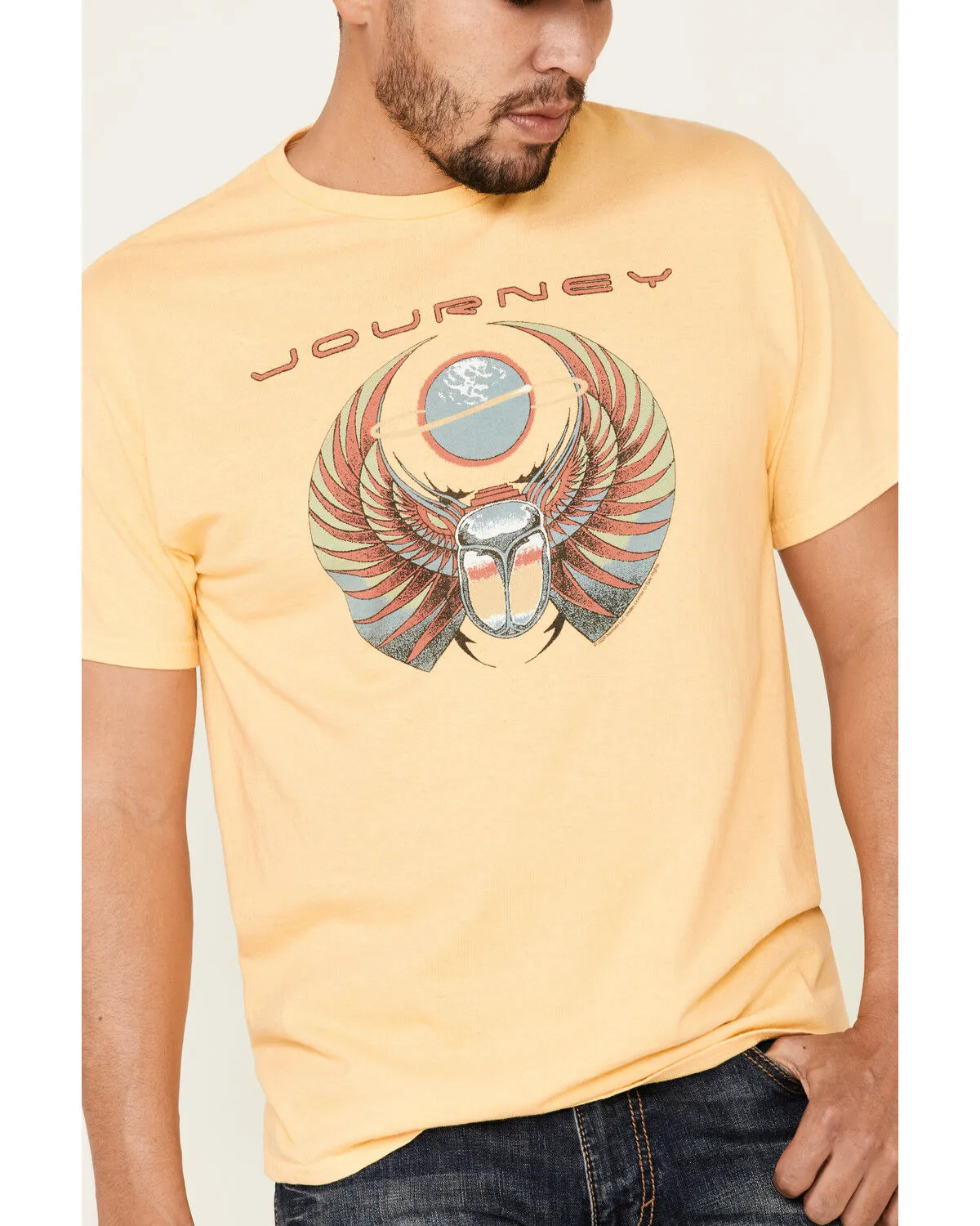 Junk Food Clothing Men's Journey Logo Graphic T-Shirt