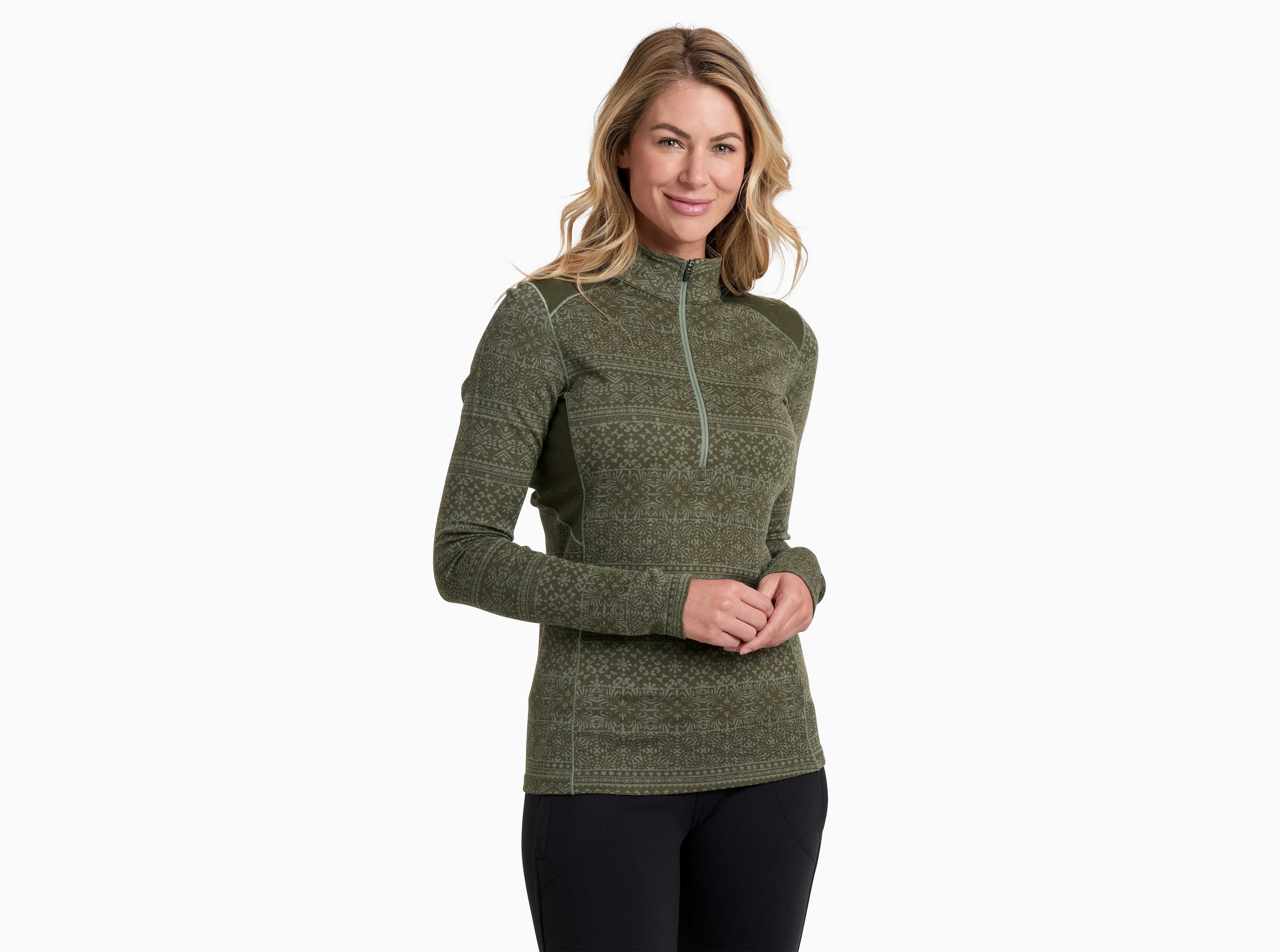 Kaskade™ Zip Neck in Women's Baselayer | KÜHL Clothing