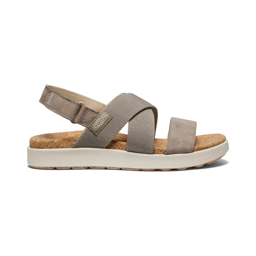 Keen Women's Elle Criss Cross Sandal Birch - A One Clothing