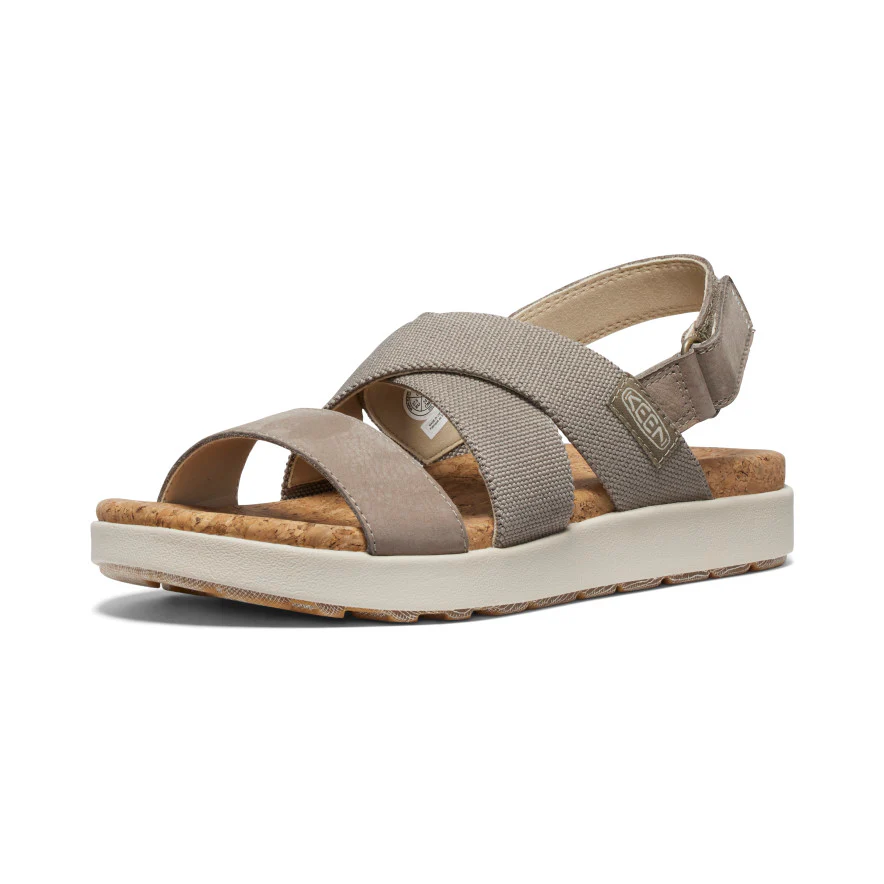 Keen Women's Elle Criss Cross Sandal Birch - A One Clothing