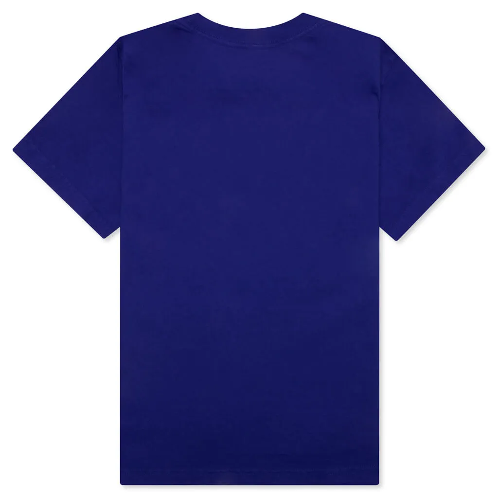 Kids Retro Tee - Cobalt Blue