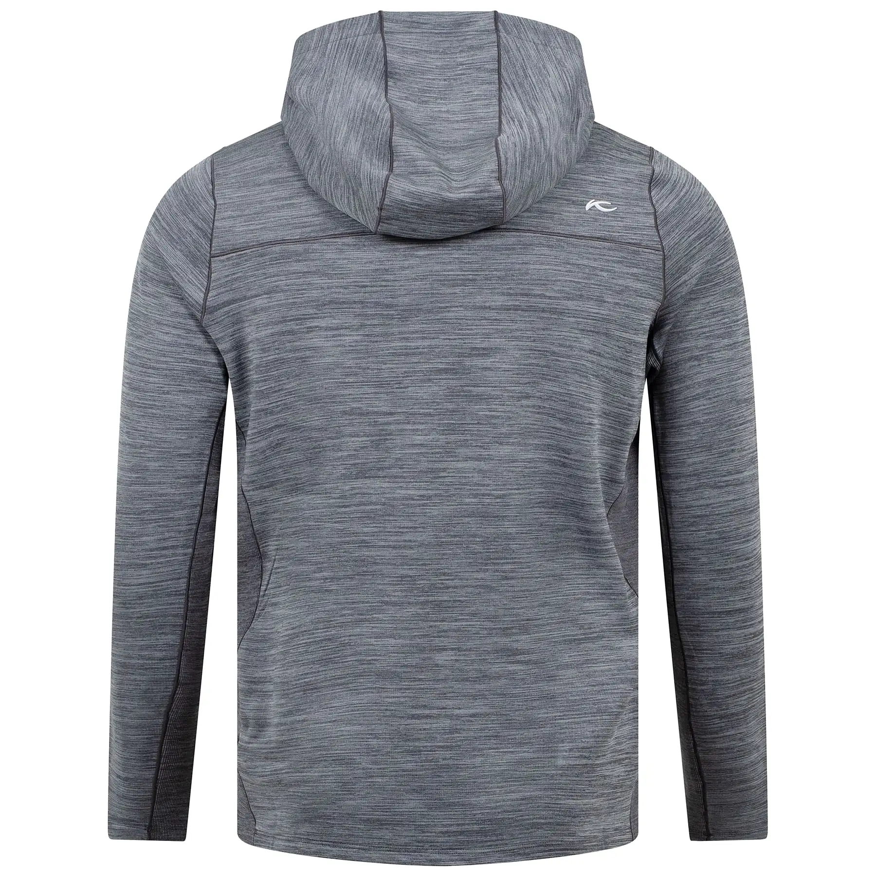 Liam Hooded Half Zip Mid Layer Steel Grey - 2024