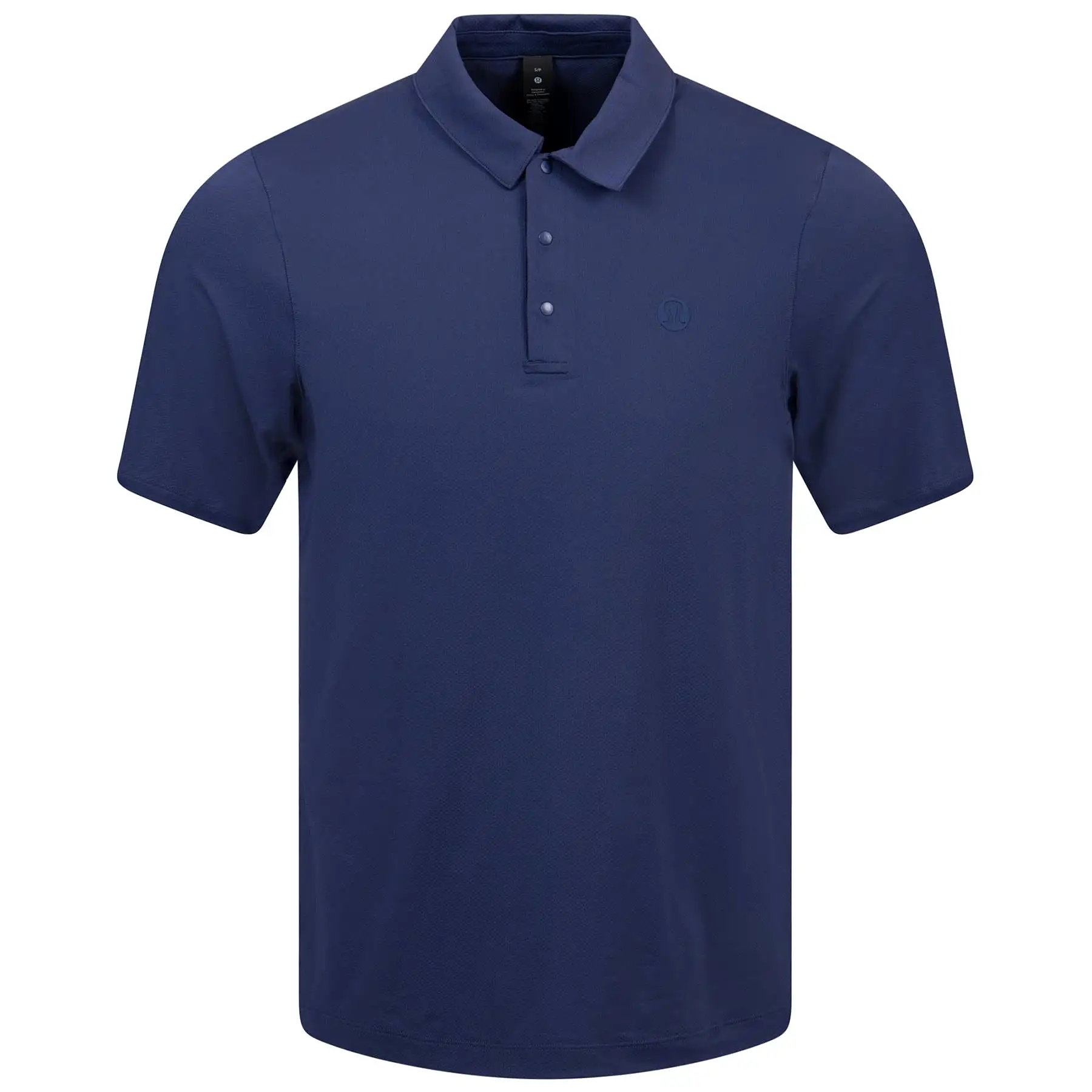 Logo Sport Nylon Stretch Polo Night Sea - SS24