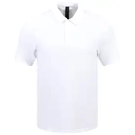 Logo Sport Nylon Stretch Polo White - 2024