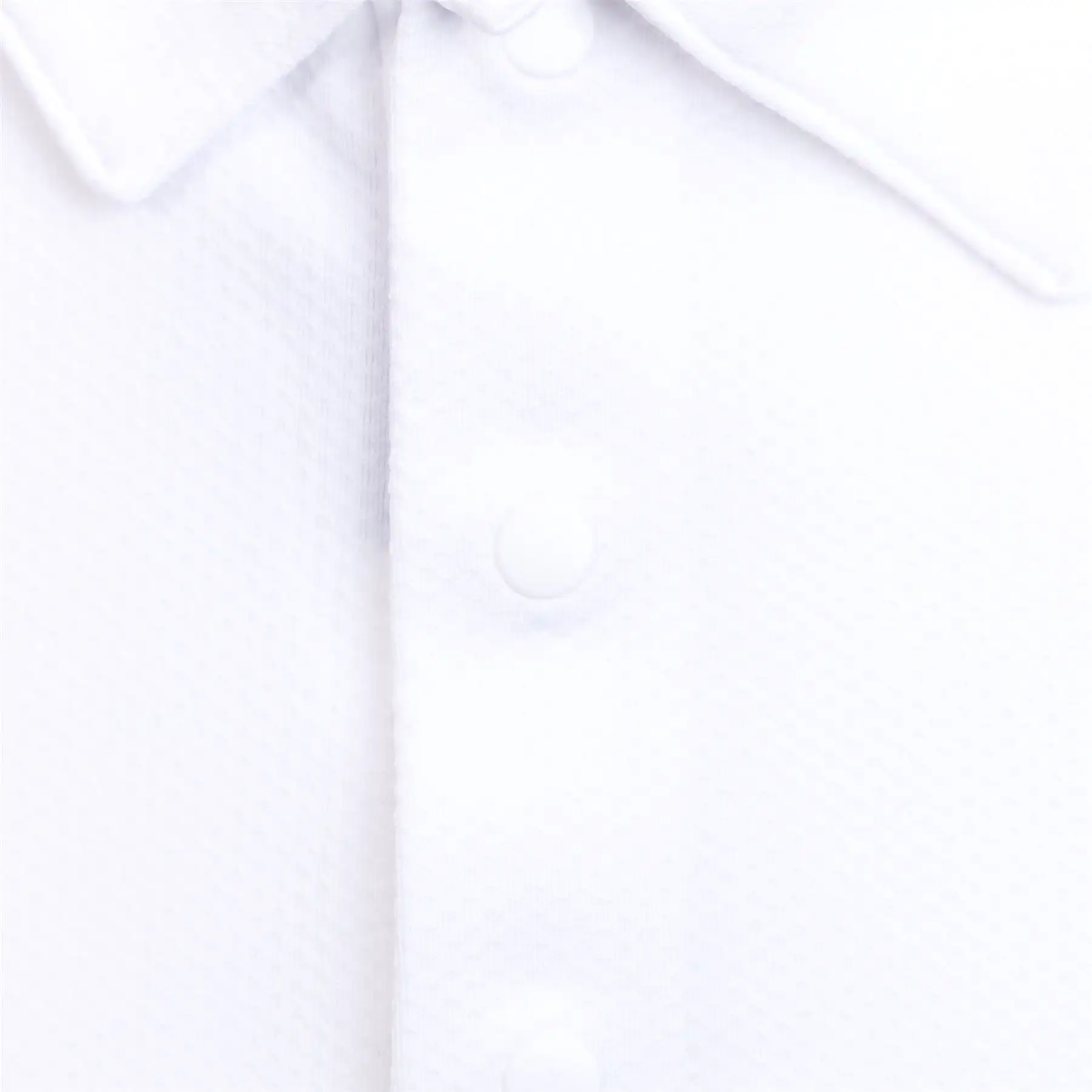 Logo Sport Nylon Stretch Polo White - 2024