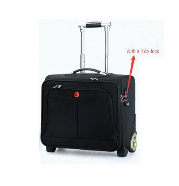 Men and Women Business Style Luggage Boarding Suitcase with Wheels